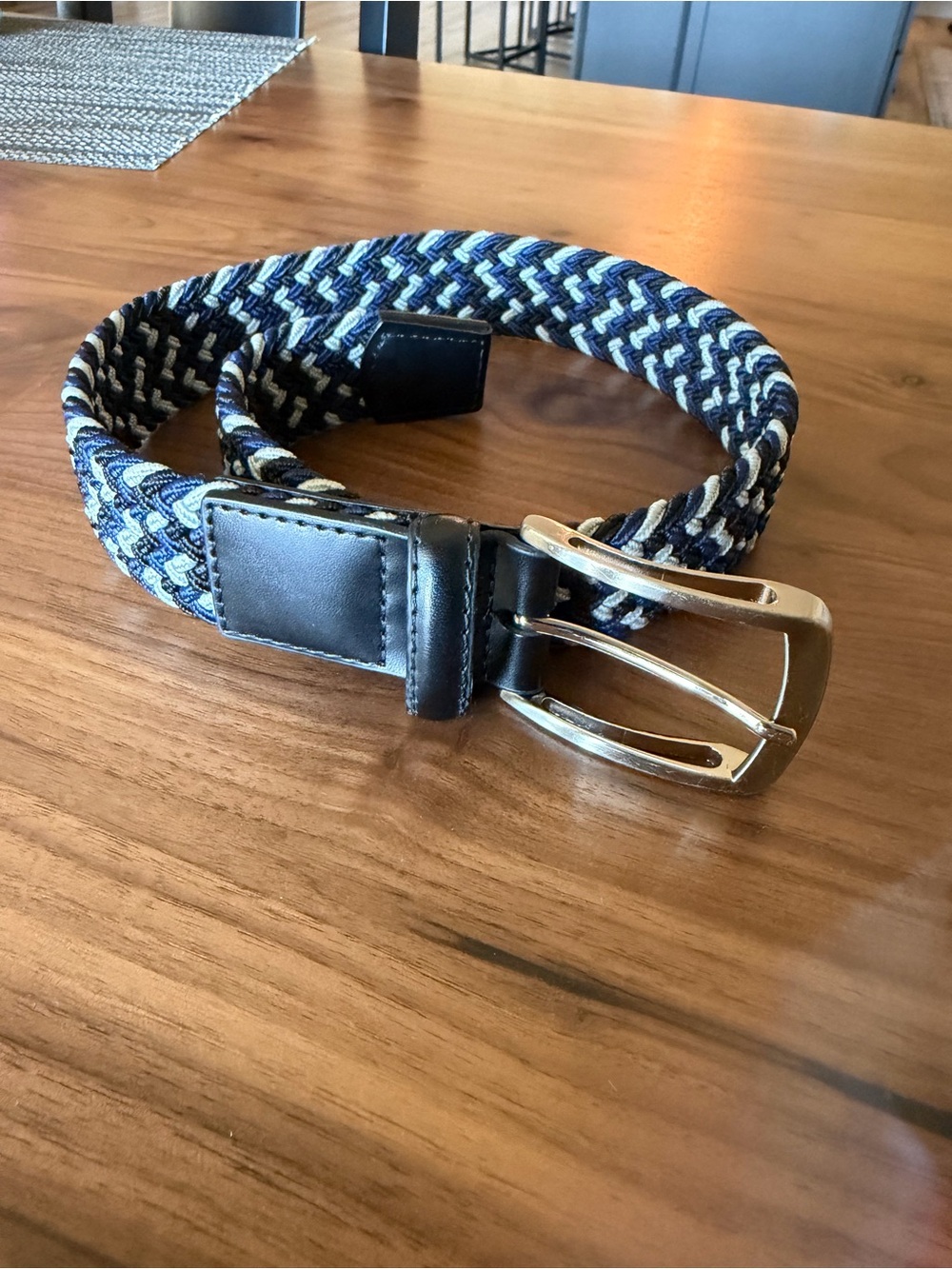 US Kids Golf boys braided belt